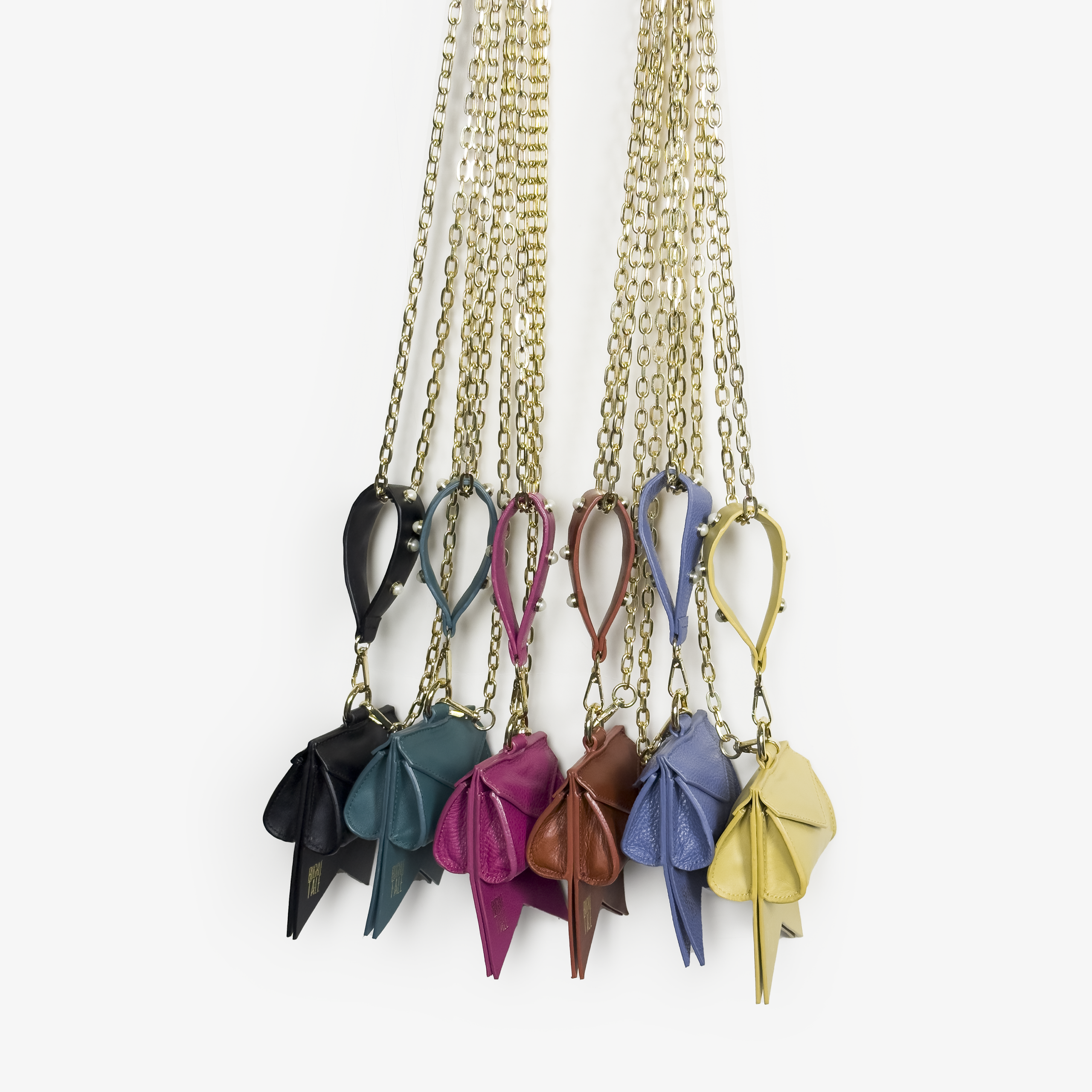 Mini Bow Bag : Rust & Gold - Image 3