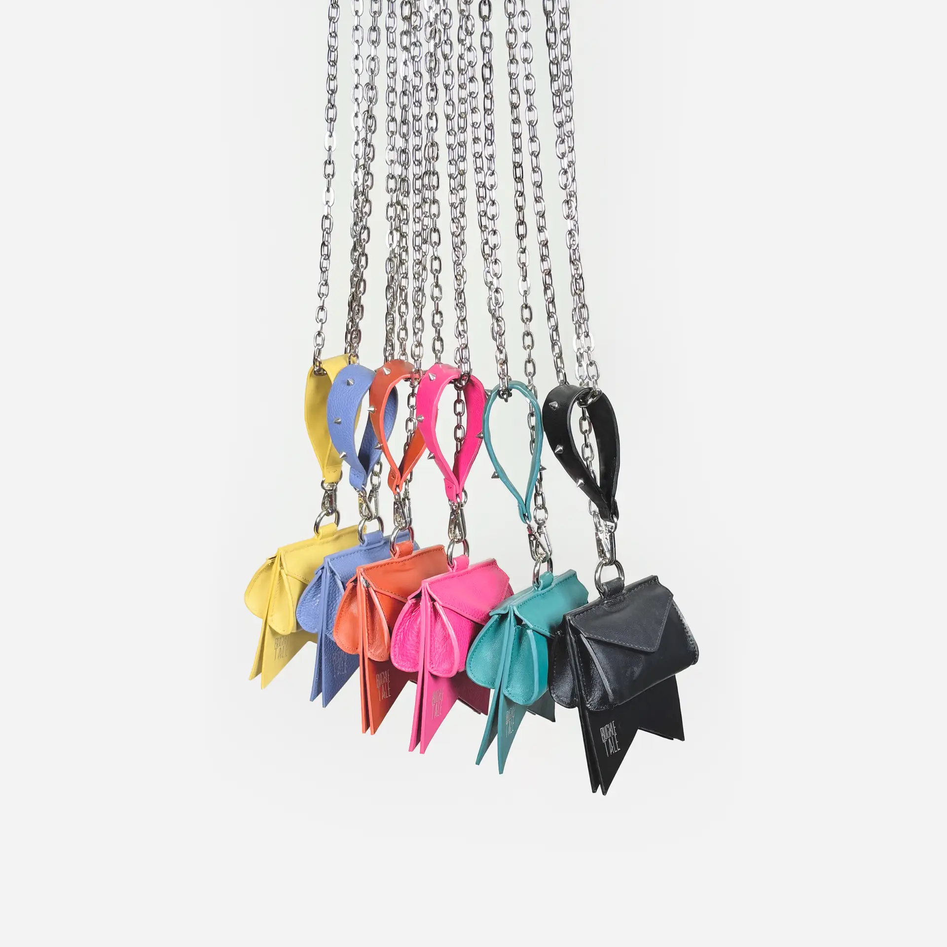Mini Bow Bag : Black & Silver - Image 3