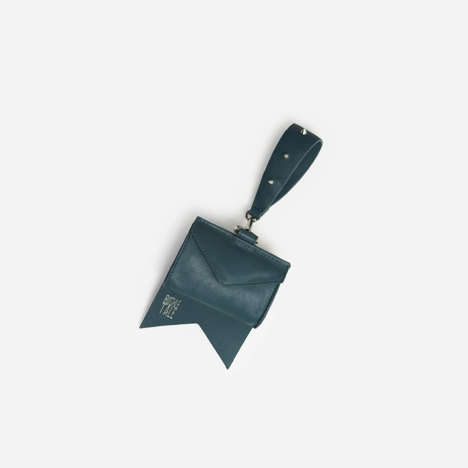 Mini Bow Bag : Emerald & Silver