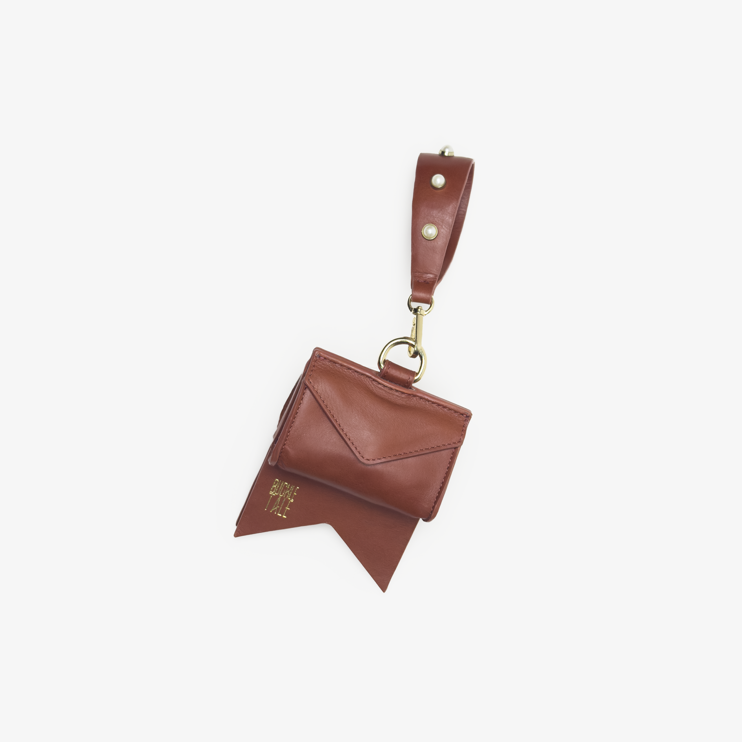 Mini Bow Bag : Rust & Gold