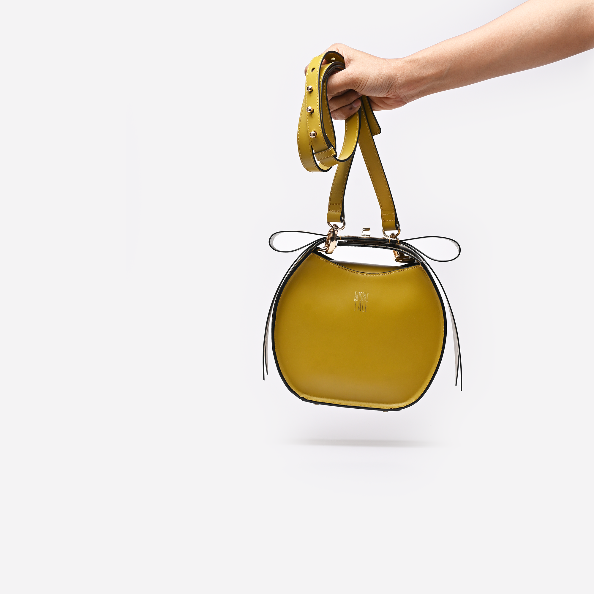 Bow Bag : Mustard - Image 2