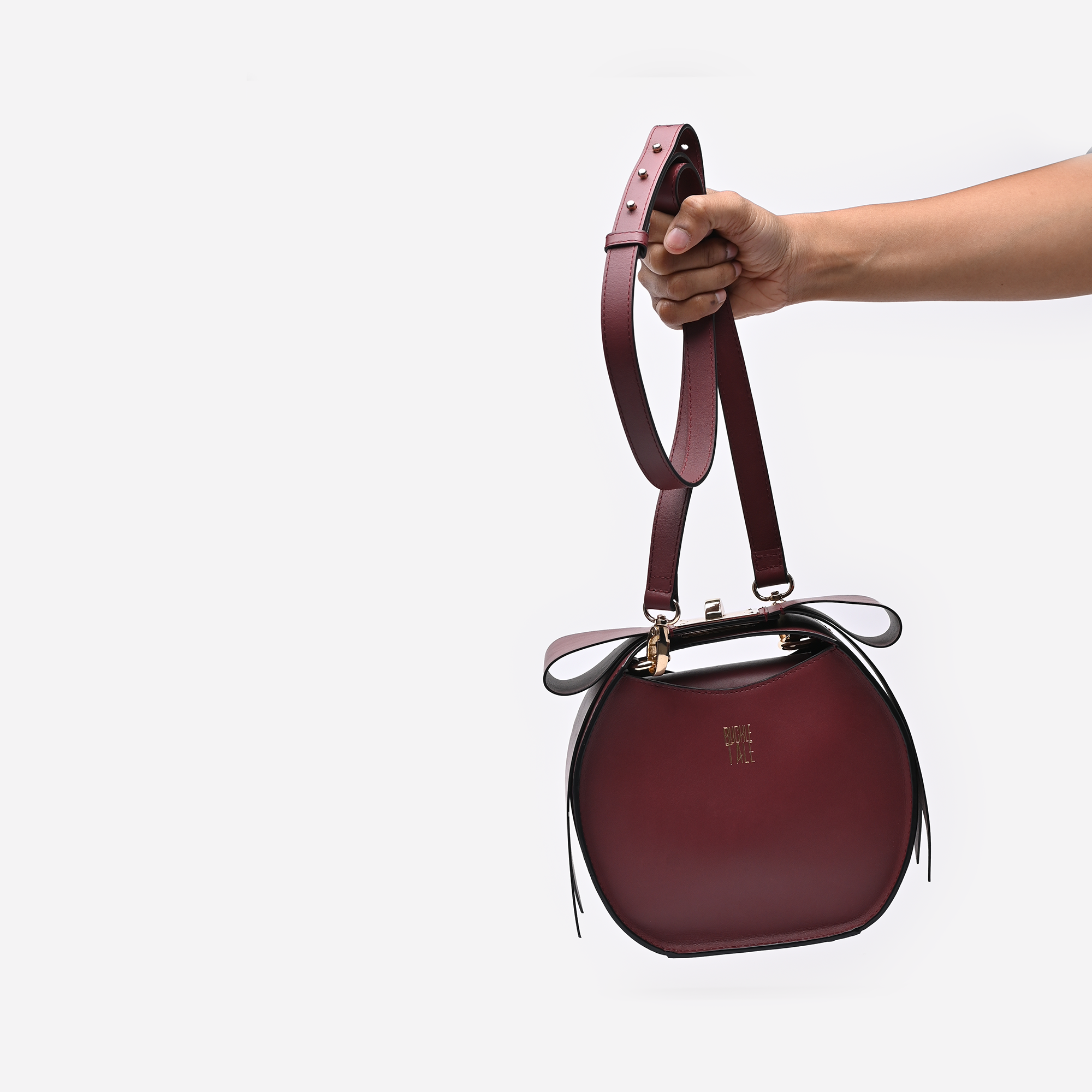 Bow Bag : Wine - Image 2