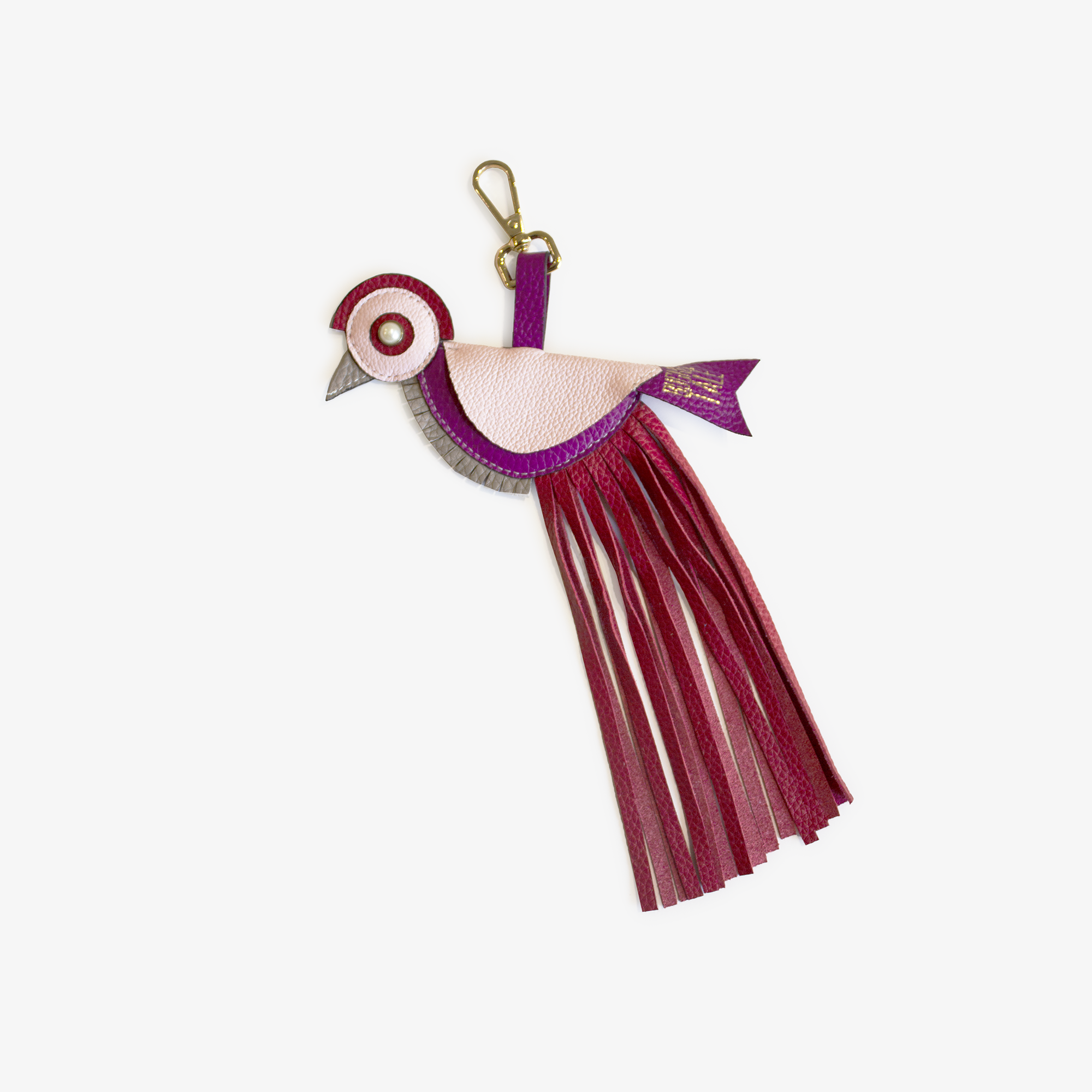 Chirpy Bag Charm : Red