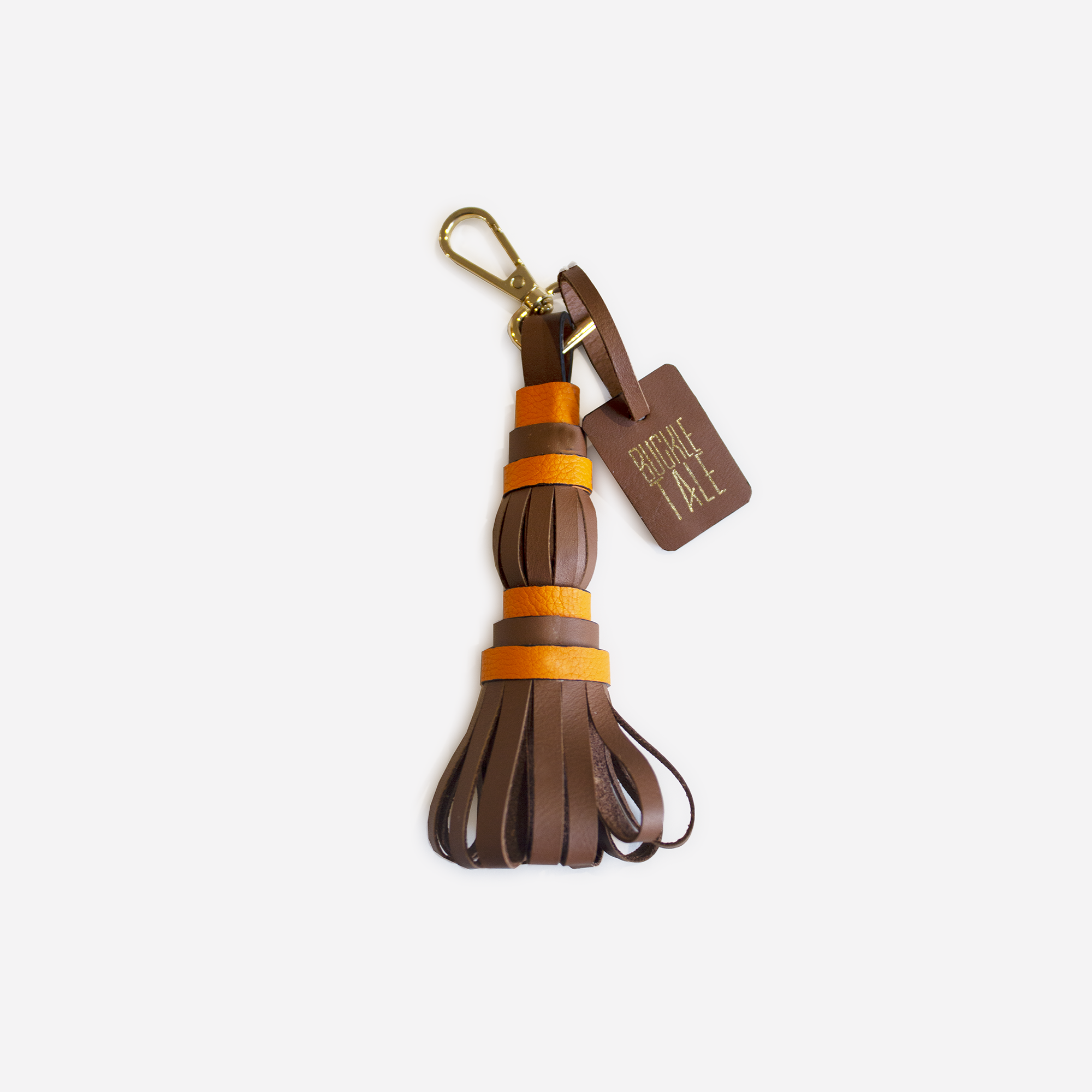 Curvy Bag Charm : Brown