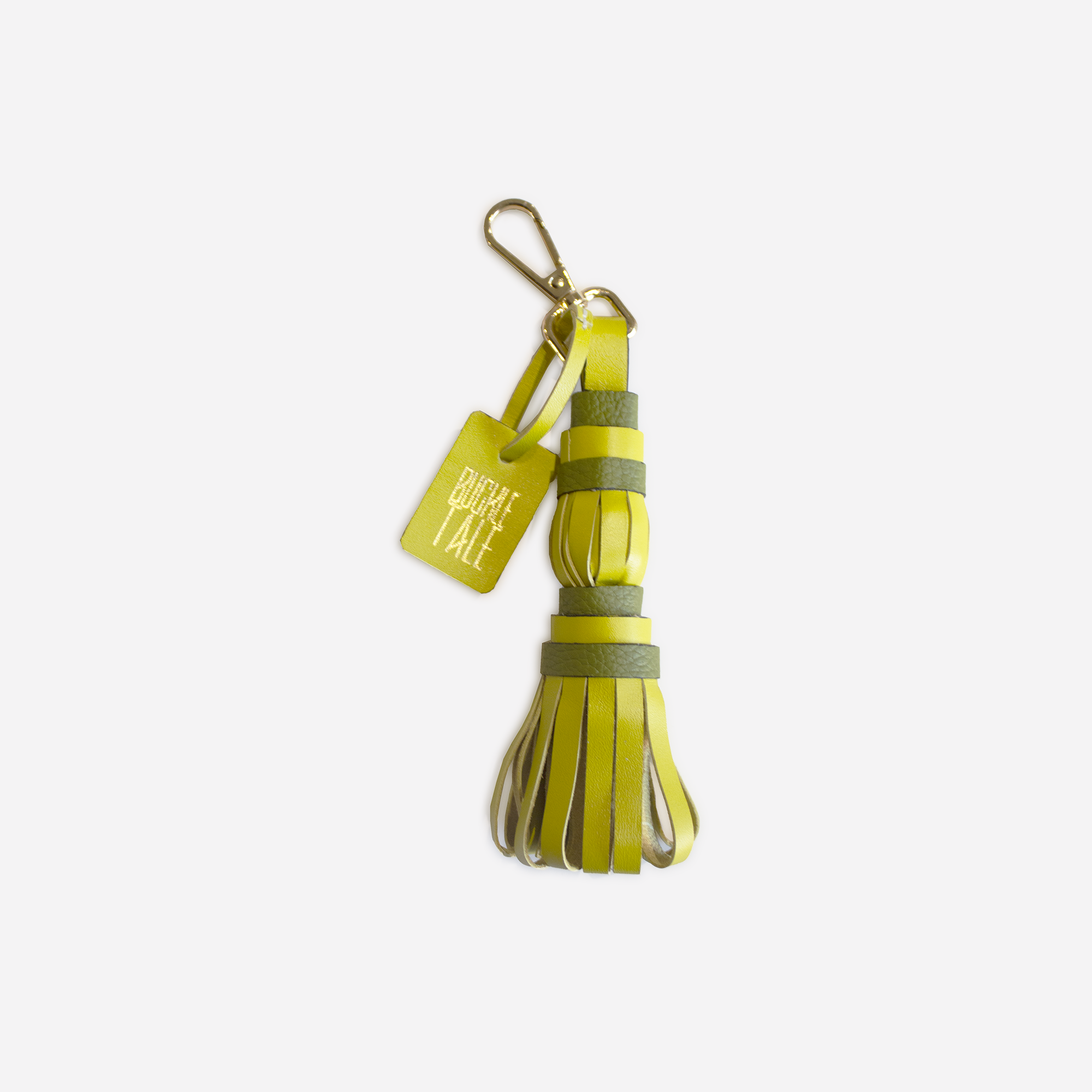 Curvy Bag Charm : Mustard
