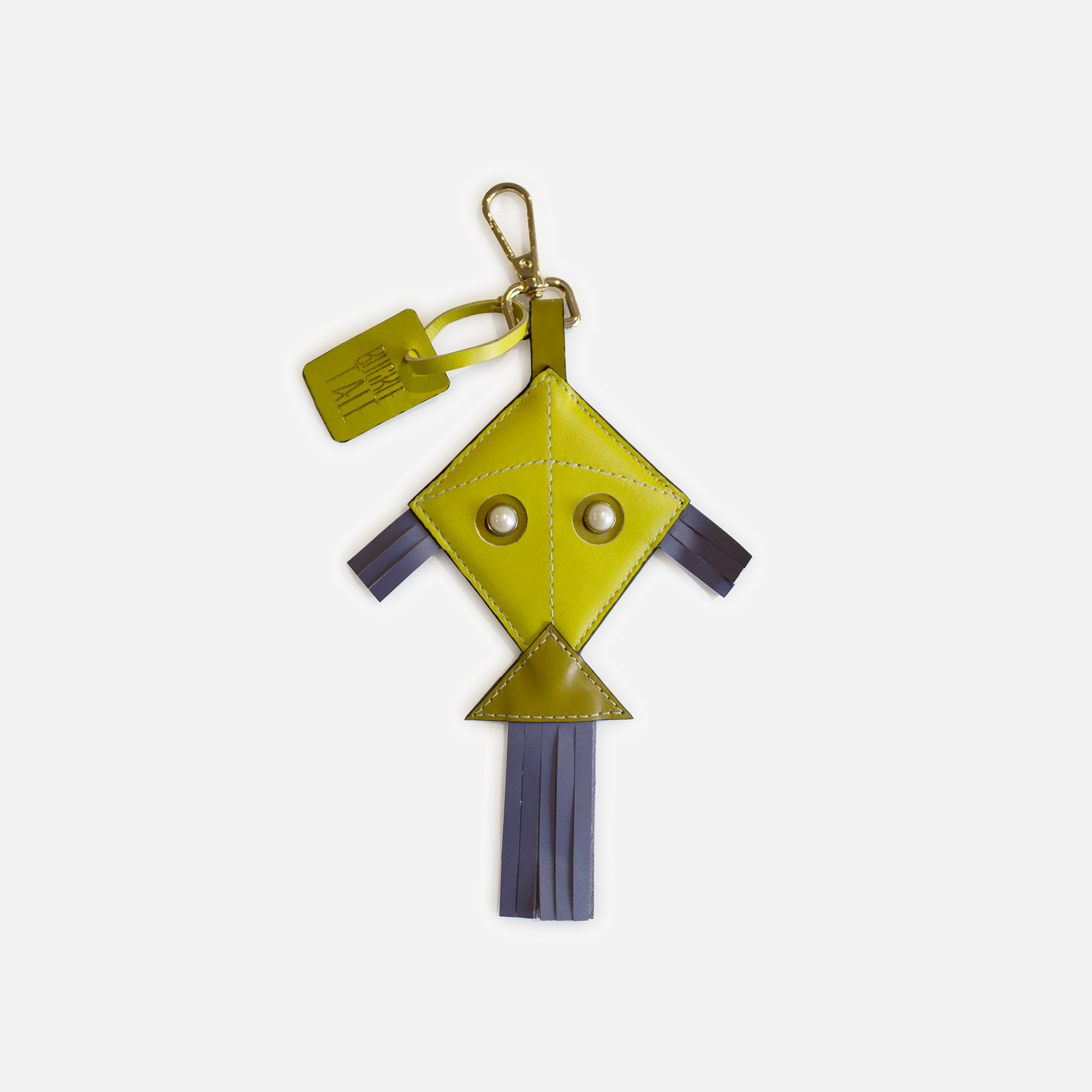 Kite Bag Charm : Yellow