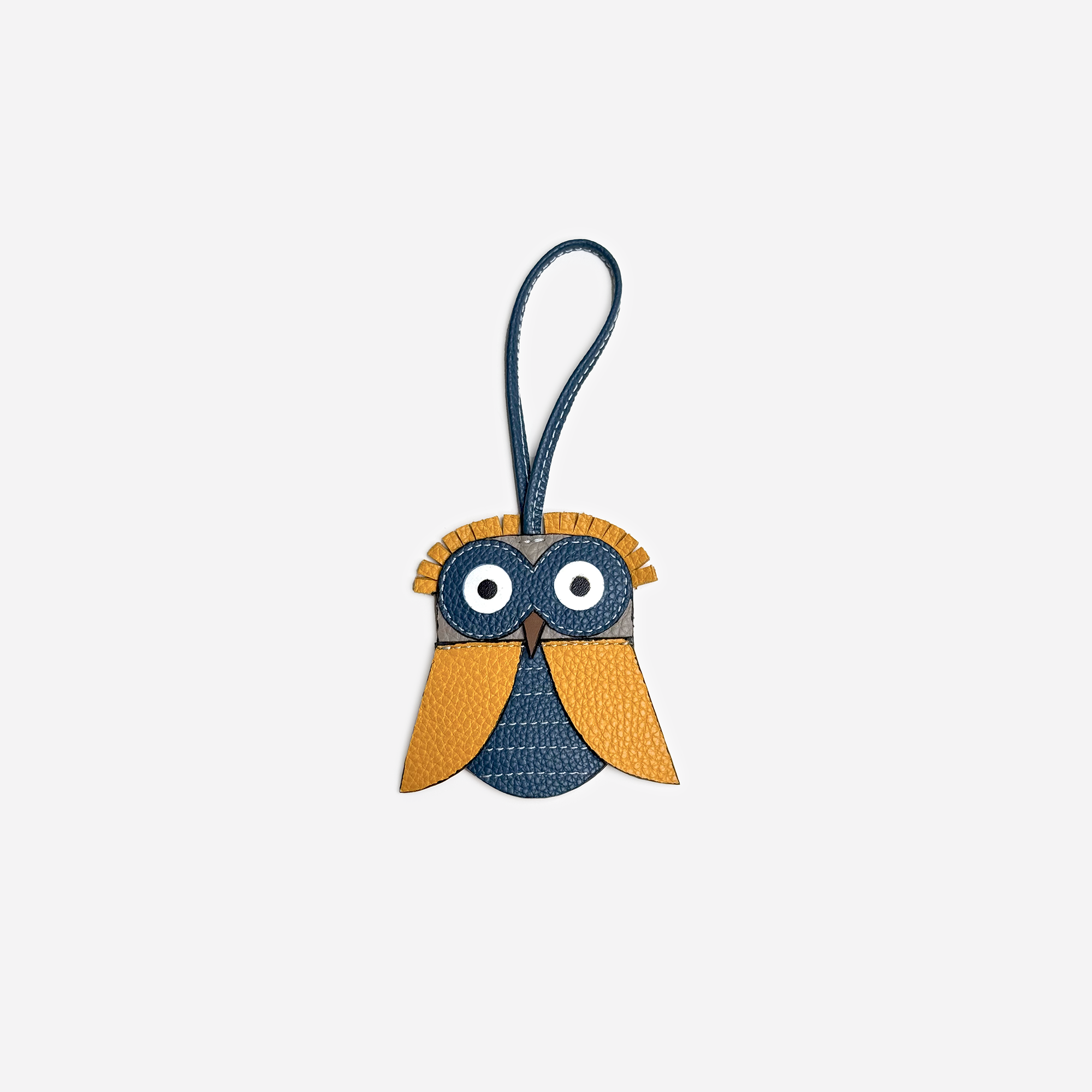 Owl Bag Charm : Orange