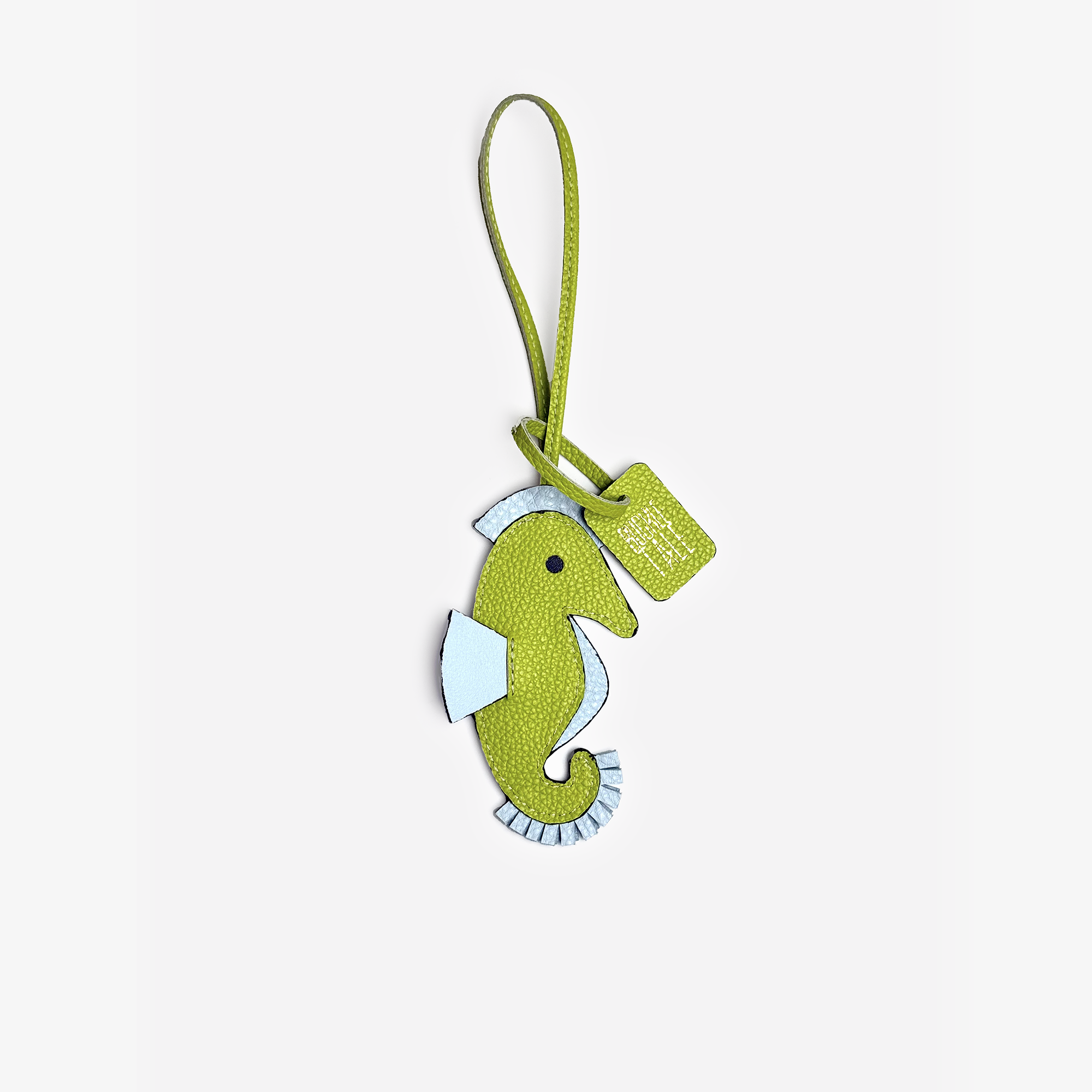 Seahorse Bag Charm : Green