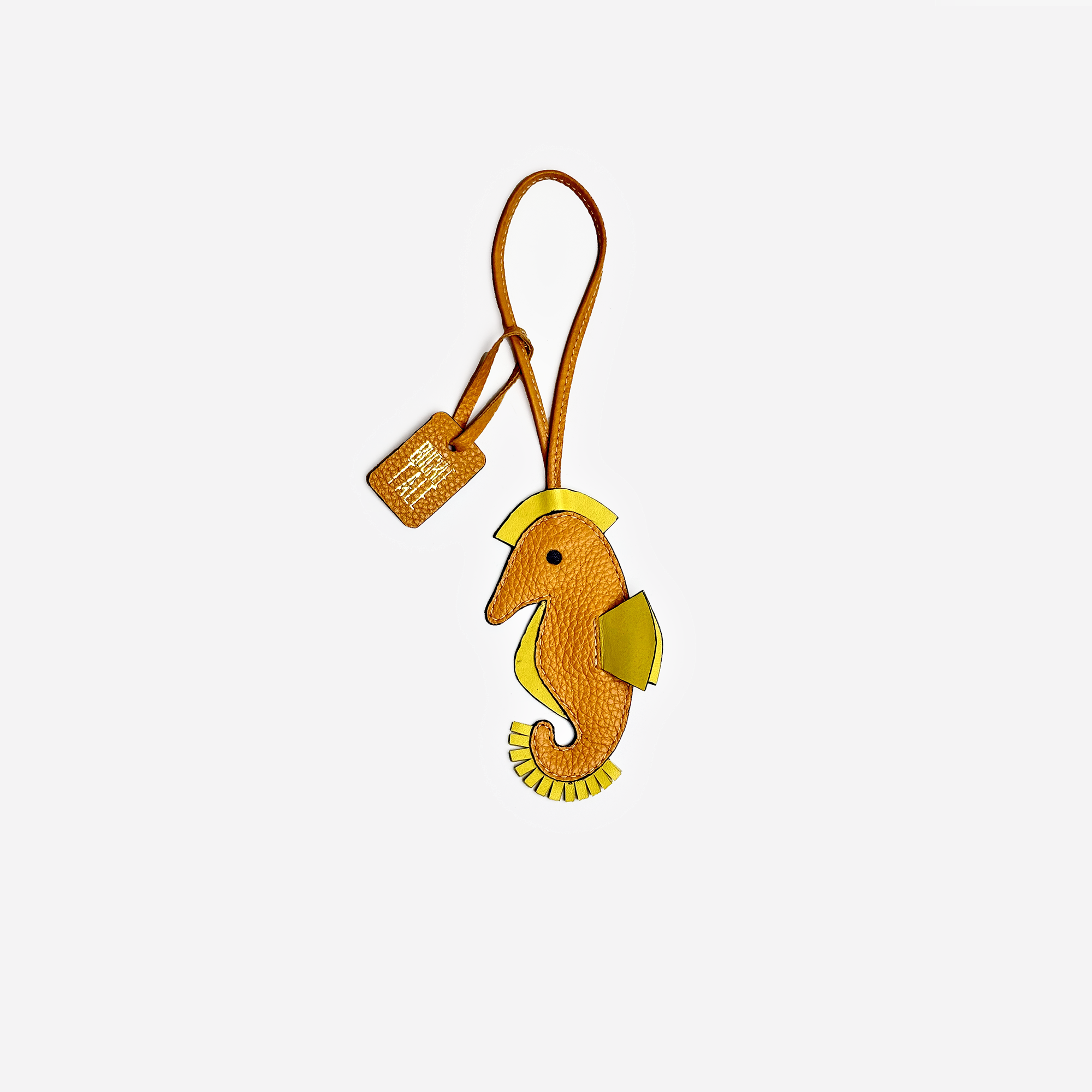 Seahorse Bag Charm : Orange